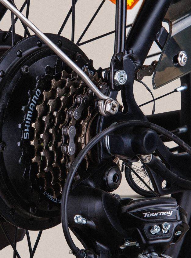 Zubehör de Alcott Männer Elektro-Faltrad E-Bike RKS 250 W Shimano Lithium-Batterie Schwarz 88J68R561