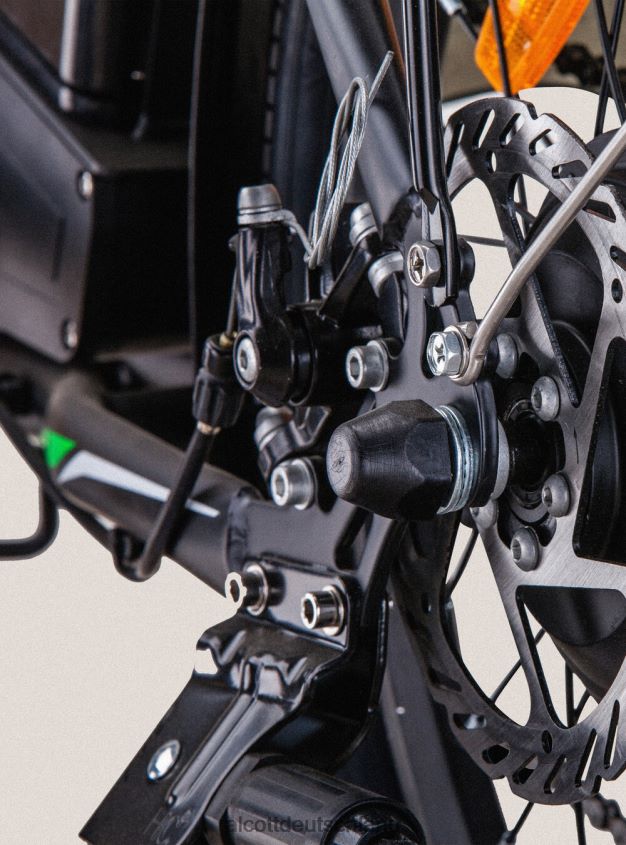 Zubehör de Alcott Männer Elektro-Faltrad E-Bike RKS 250 W Shimano Lithium-Batterie Schwarz 88J68R561