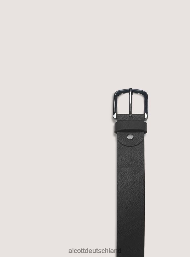 Zubehör de Alcott Männer cintura basica effetto pelle bk1 schwarz 88J68R1213