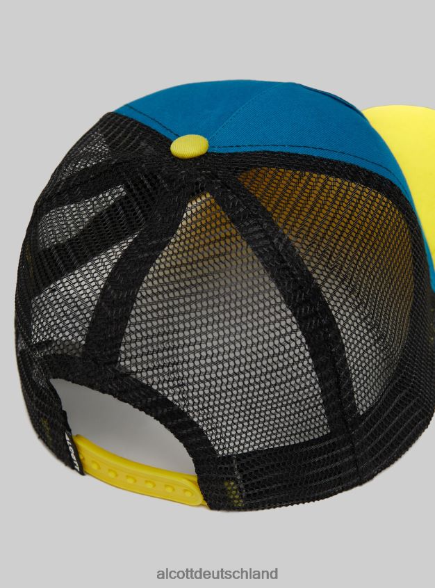 Zubehör de Alcott Männer Cappello-Trucker-Con-Patch bk1 schwarz 88J68R1111