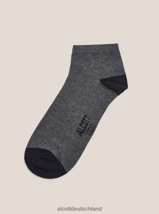 Zubehör de Alcott Männer Set 4 Paia Calzini Basico einzigartig 88J68R1184