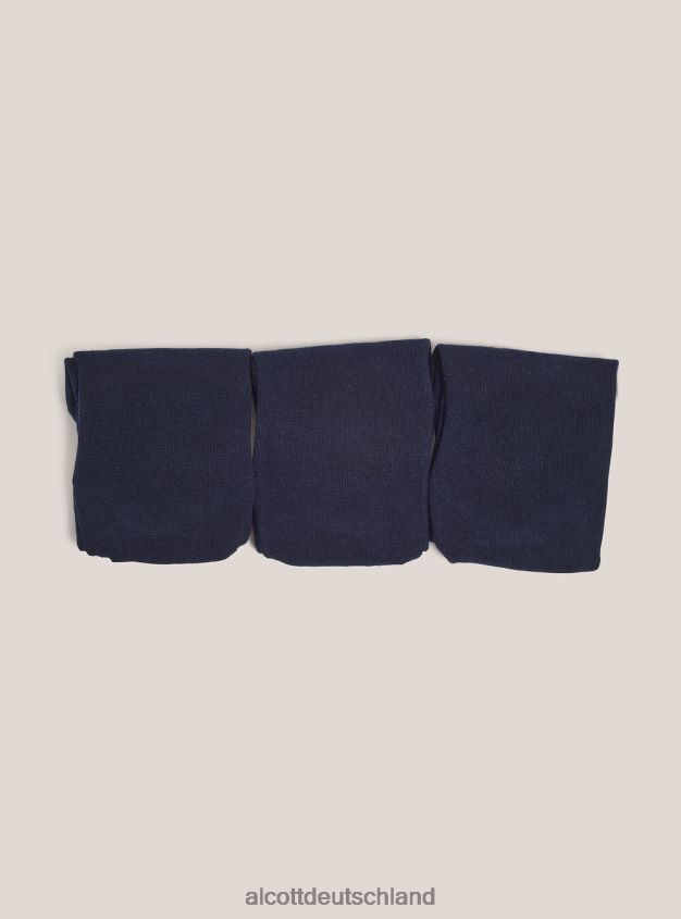 Zubehör de Alcott Männer Set mit 3 Paar Footsies-Socken bk1 schwarz 88J68R1109