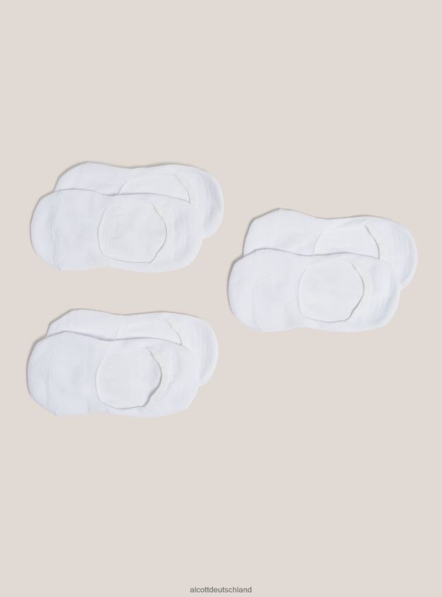 Zubehör de Alcott Männer Set mit 3 Paar Footsies-Socken bk1 schwarz 88J68R1110