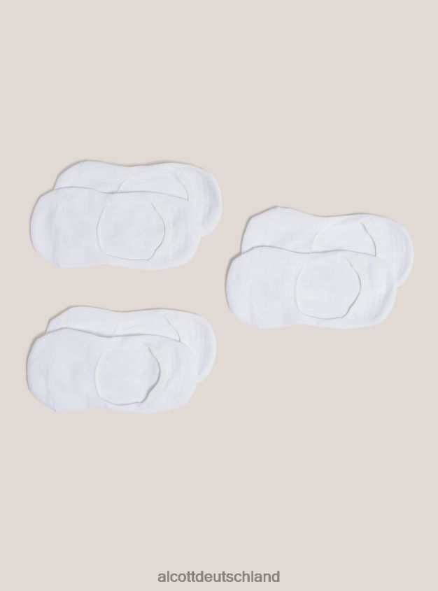 Zubehör de Alcott Männer Set mit 3 Paar Footsies-Socken bk1 schwarz 88J68R1110