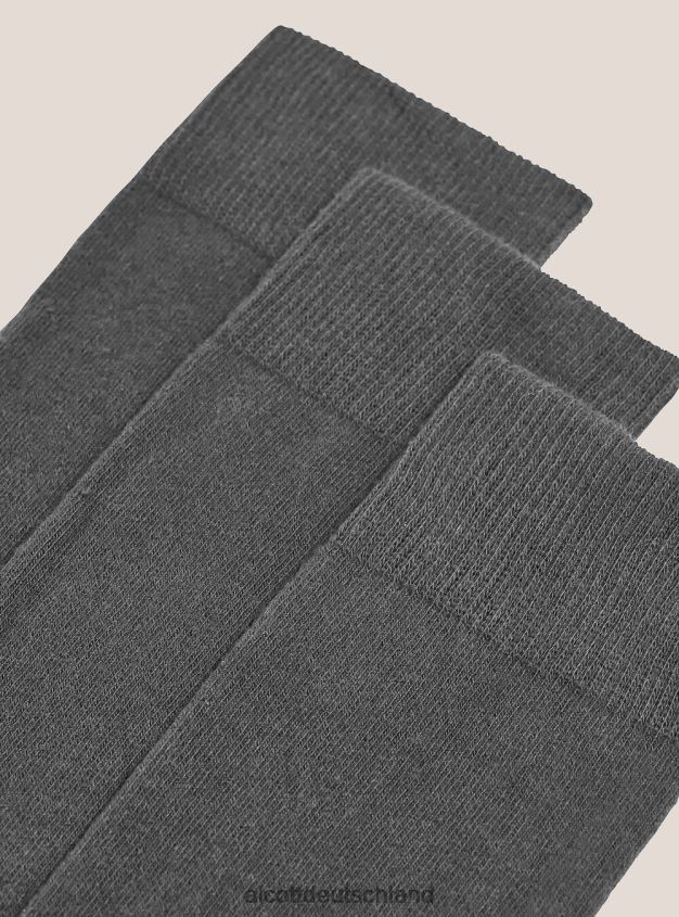 Zubehör de Alcott Männer Set mit 3 Socken bk1 schwarz 88J68R747